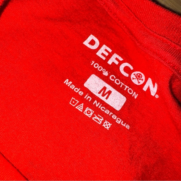 Defcon Goon Shirt Women’s medium Hackathon Def Con Cypher Core Red Tech Gear - Picture 5 of 6